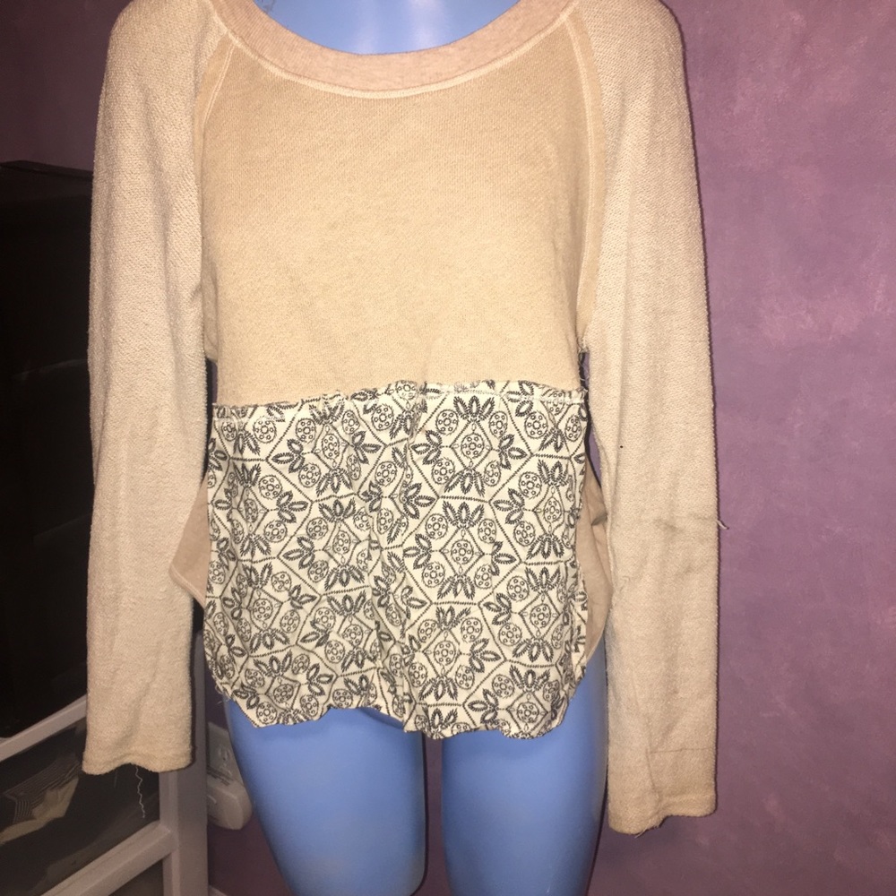 Free people-like patterned shirt